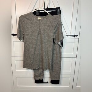 Girls Cozy Gray Two-Piece Lounge Set size L